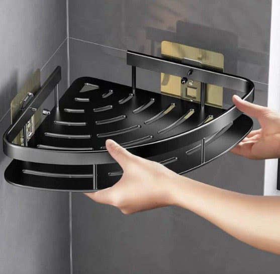 Suporte De Shampoo Prateleiras De Banheiro Sem Furo Premium - Mixbox