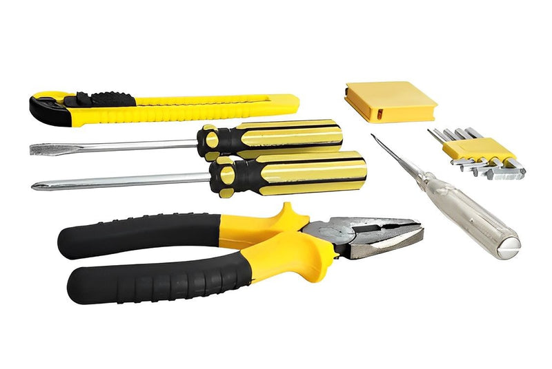 Kit Jogo De Ferramentas Com Maleta 12 Peças Titanium -Mixbox