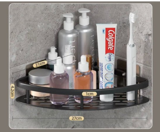 Suporte De Shampoo Prateleiras De Banheiro Sem Furo Premium - Mixbox